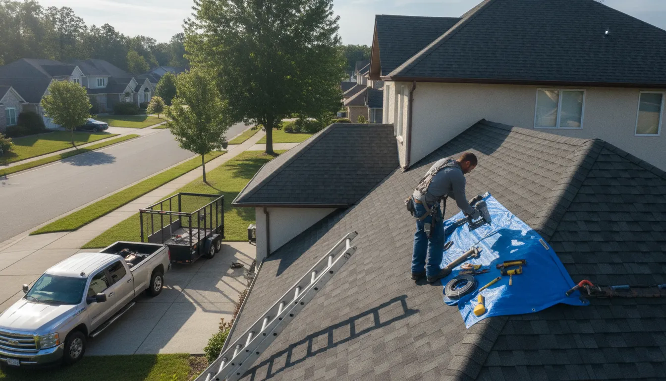 Roofing in Leonia